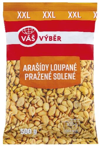 VÁŠ VÝBĚR Arašídy, 500 g