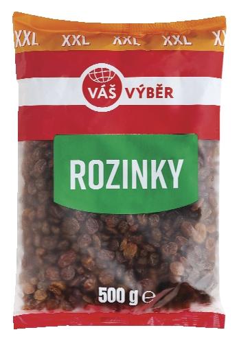 VÁŠ VÝBĚR Rozinky, 500 g