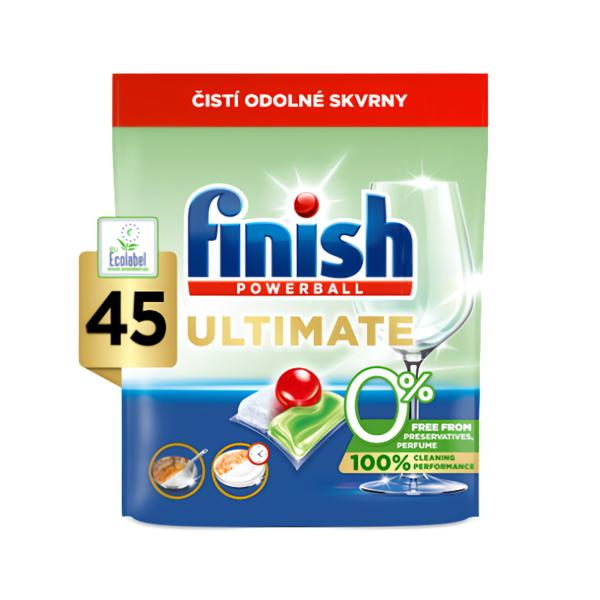 Finish Ultimate 0% All in 1 Kapsle do myčky nádobí