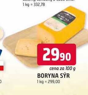 BORYNA SÝR 100g