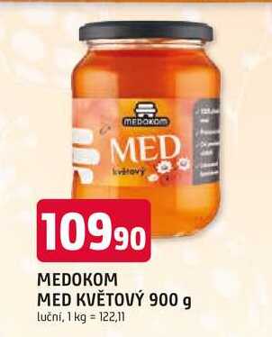 MEDOKOM MED KVĚTOVÝ 900 g Luční