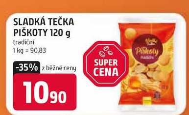 SLADKÁ TEČKA PIŠKOTY 120 g