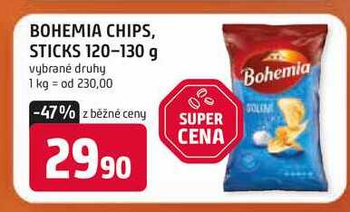 BOHEMIA CHIPS, STICKS 120-130 g