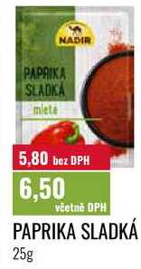 PAPRIKA SLADKÁ 25g 