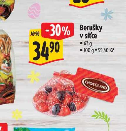  Berušky v síťce 63g 
