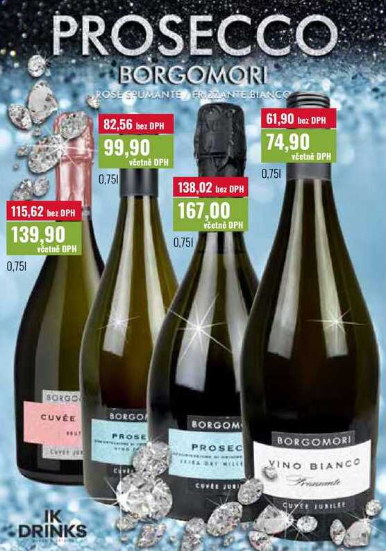 PROSECCO BORGOMORI 0,75l