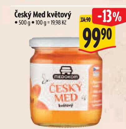 Český Med květový 500 g 