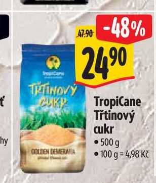   TropiCane Třtinový cukr 500 g 