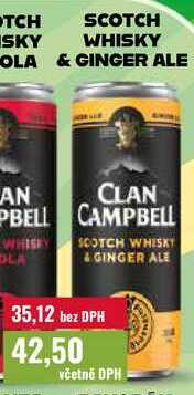 SCOTCH WHISKY & GINGER ALE 250ml