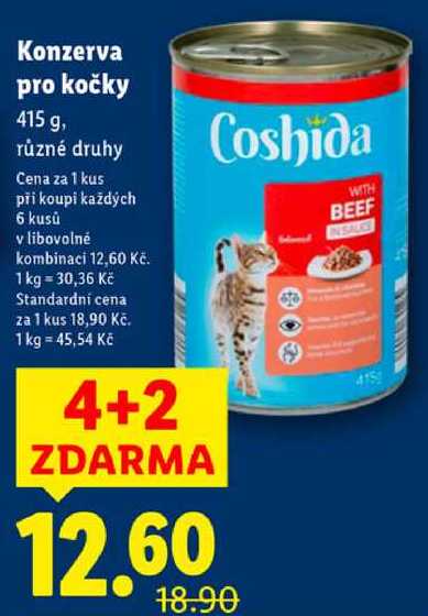 Konzerva pro kočky, 415 g