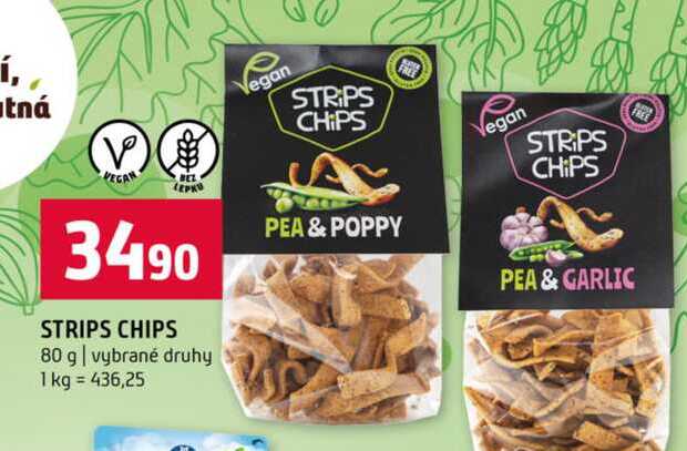STRIPS CHIPS 80 g vybrané druhy  