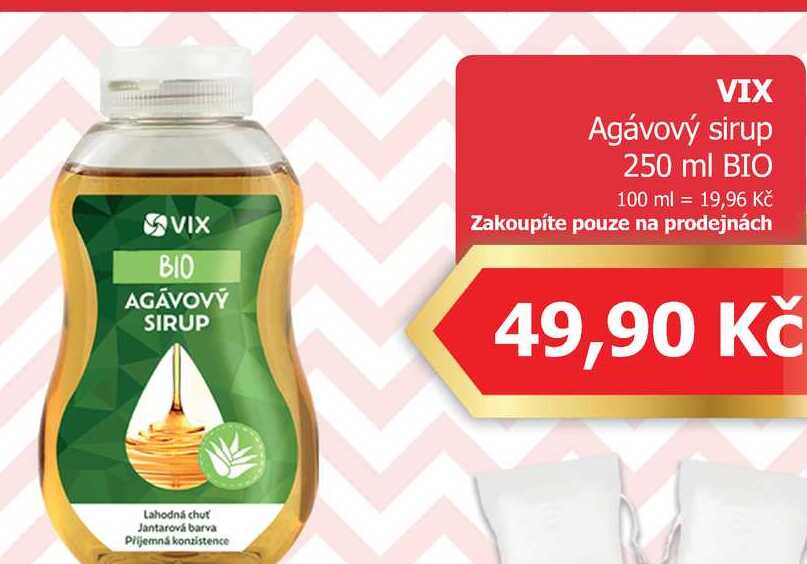 VIX BIO AGÁVOVÝ SIRUP 250 ml 
