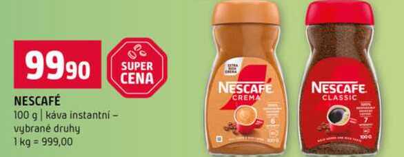 instantní káva Nescafé Espresso Original 100g