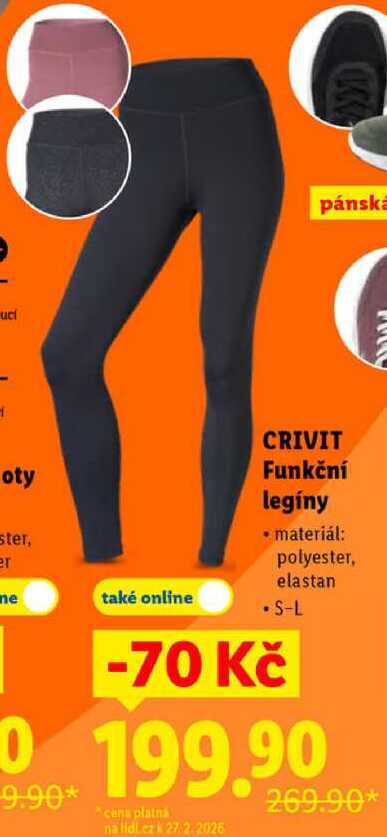 CRIVIT Funkční legíny