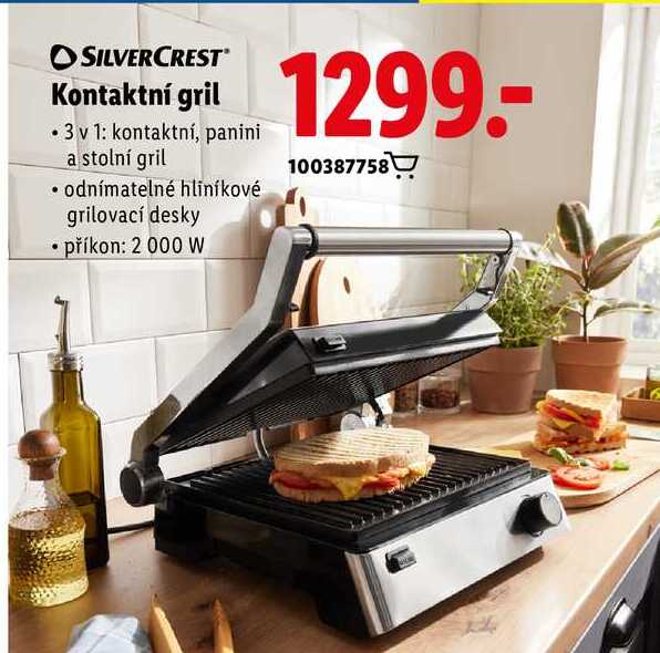 SILVERCREST Kontaktní gril 