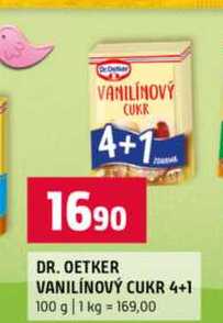 DR. OETKER VANILÍNOVÝ CUKR 4+1 100 g