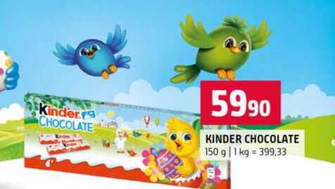 KINDER CHOCOLATE 150 g