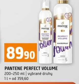 PANTENE PERFECT VOLUME 200-250 ml vybrané druhy   