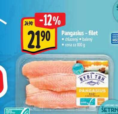  Pangasius-filet 100 g