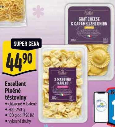 Excellent Plněné těstoviny, 200-250 g