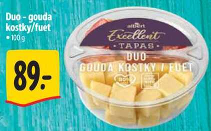 Duo-gouda kostky/fuet, 100 g