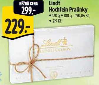 Lindt Hochfein Pralinky, 120 g 