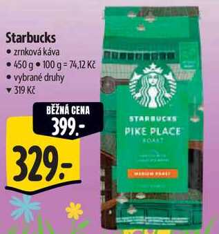Starbucks zrnková káva, 450 g 