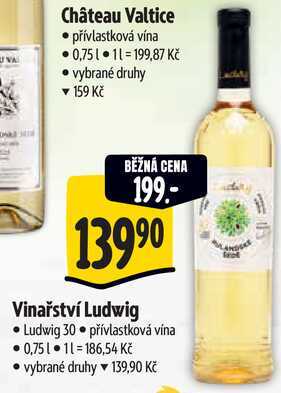 Vinařství Ludwig, 0,75 l