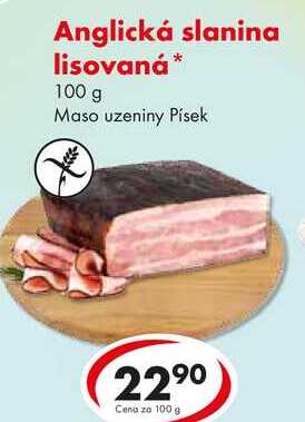 Anglická slanina lisovaná, 100 g