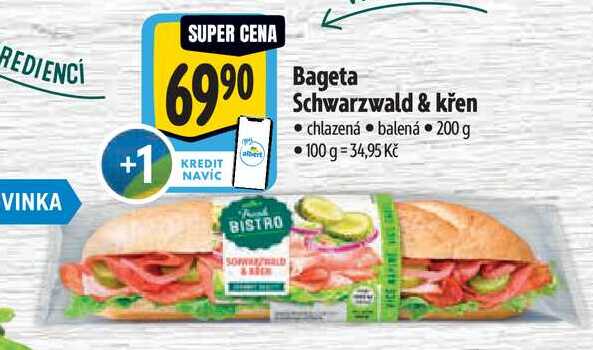Bageta Schwarzwald & křen, 200 g