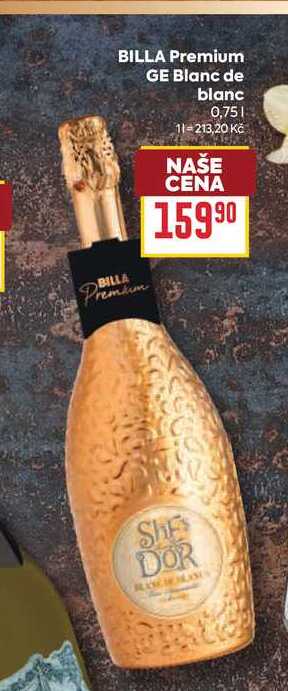 BILLA Premium GE Blanc de blanc 0,75l