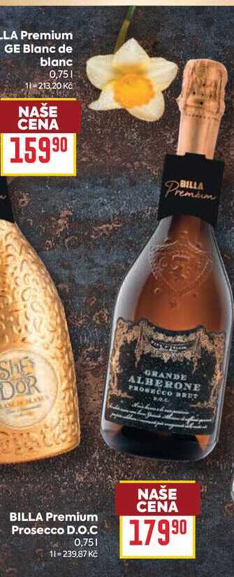 BILLA Premium Prosecco D.O.C 0,75l