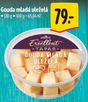 Gouda mladá uleželá, 120 g 