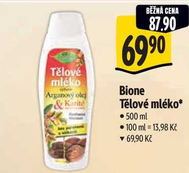 Bione Tělové mléko, 500 ml 