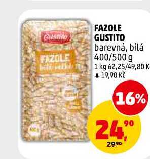 FAZOLE GUSTITO, 400 g