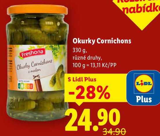 Okurky Cornichons, 330 g