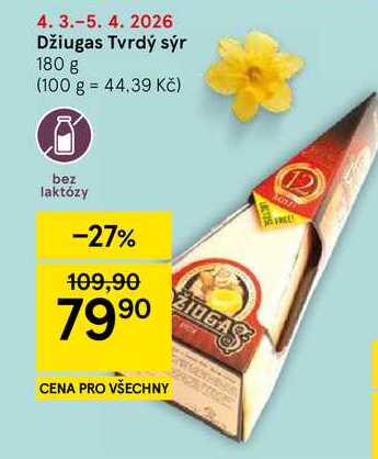 Džiugas Tvrdý sýr, 180 g 
