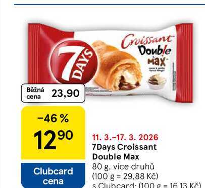 7Days Croissant Double Max, 80 g