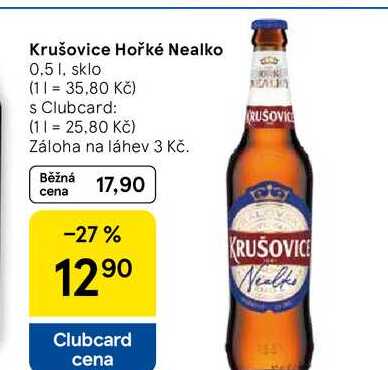 Krušovice Hořké Nealko, 0.5 l