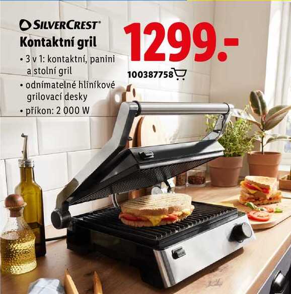SILVERCREST Kontaktní gril