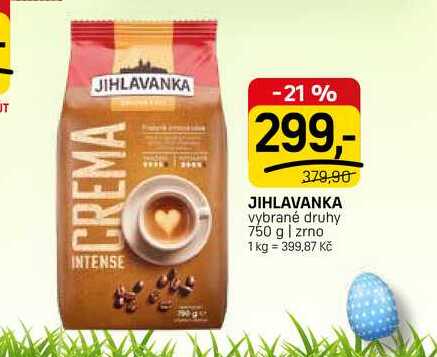 JIHLAVANKA vybrané druhy 750 g | zrno 
