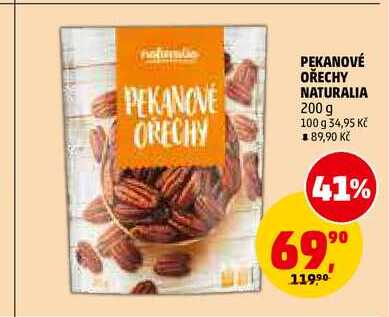 PEKANOVÉ OŘECHY NATURALIA, 200 g