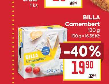 BILLA Camembert 120 g 