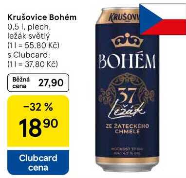 Krušovice Bohém, 0.5 l