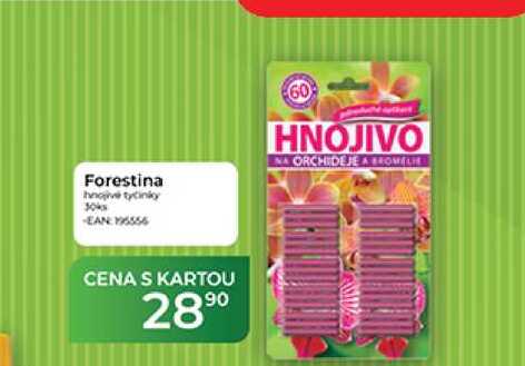 Forestina hnojivé tyčinky