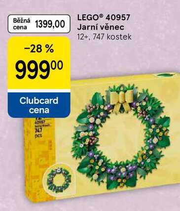 LEGO® 40957 Jarní věnec 12+, 747 kostek 