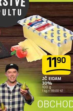 JČ EIDAM 30% 100 g 