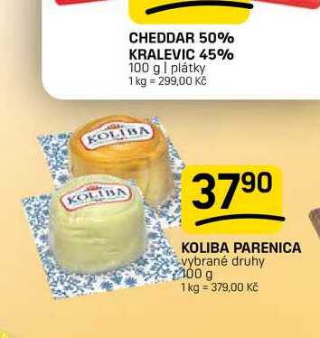 KOLIBA PARENICA vybrané druhy 100 g