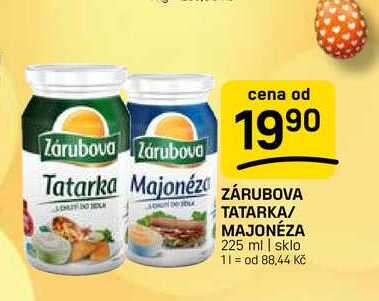 ZÁRUBOVA TATARKA/ MAJONÉZA 225 ml 
