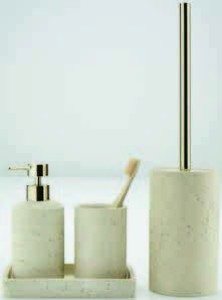 4) WC kartáč. Kamenina a nerezová ocel.